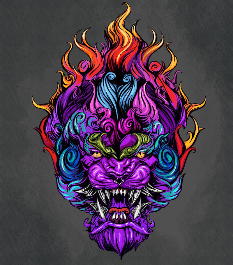 POSTER- Colorfull Lion