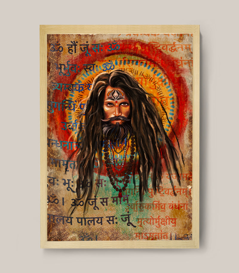 DIGITAL ART - Shiva sadhu