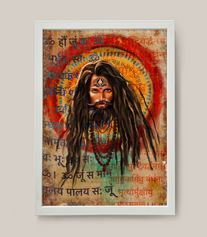 DIGITAL ART - Shiva sadhu