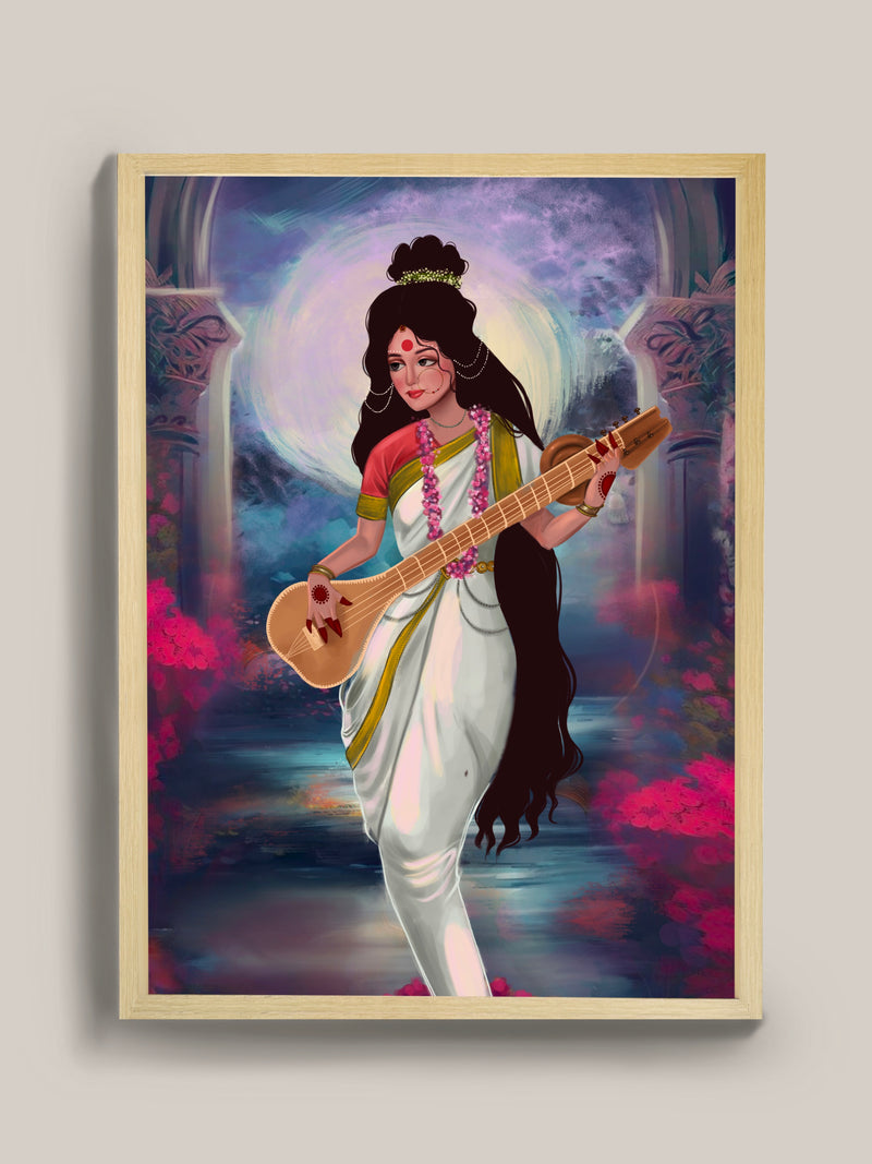 DIGITAL ART - saraswati