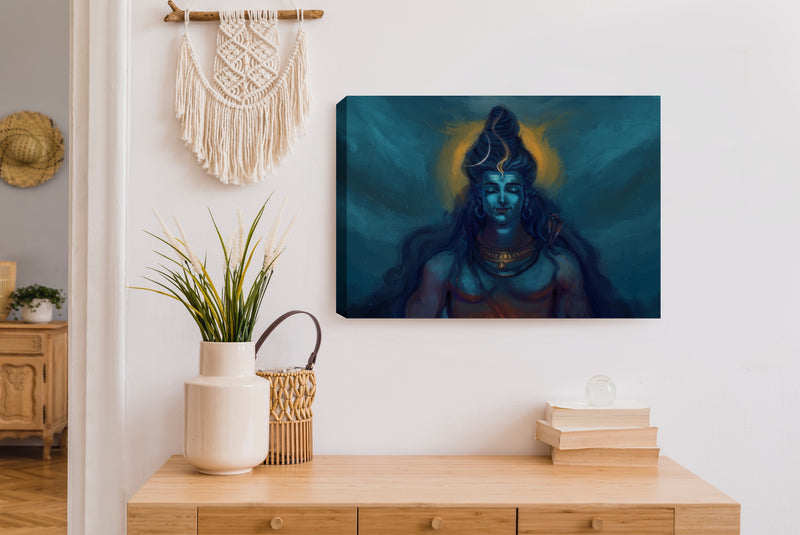 CANVAS ART PRINT -SHIV