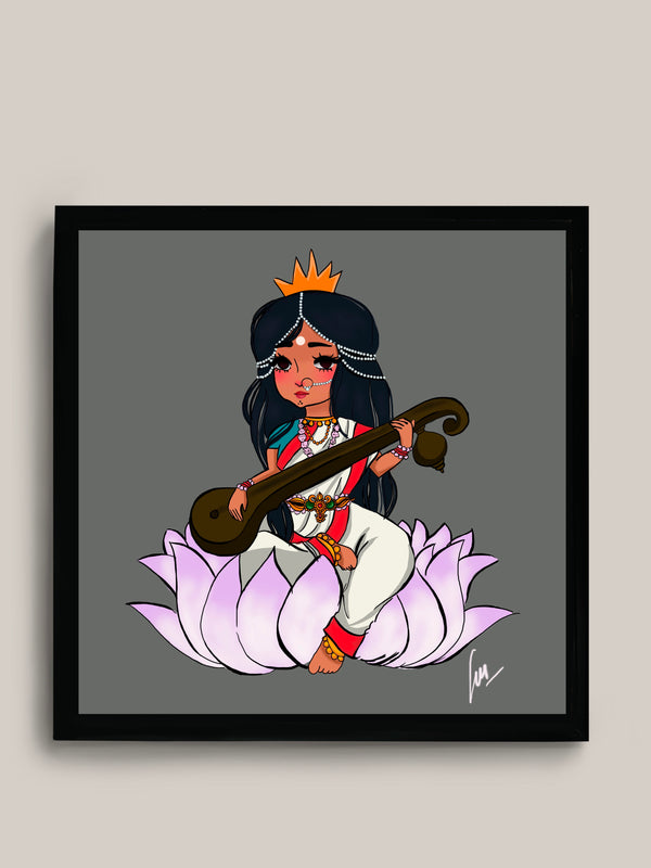 DIGITAL ART - Saraswati