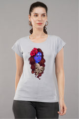 Durga -Printed Cotton T-shirt