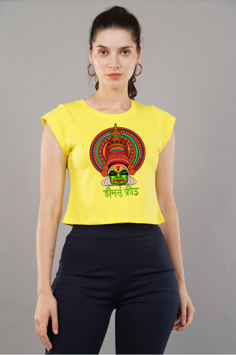 Kathakali- CROP TOP