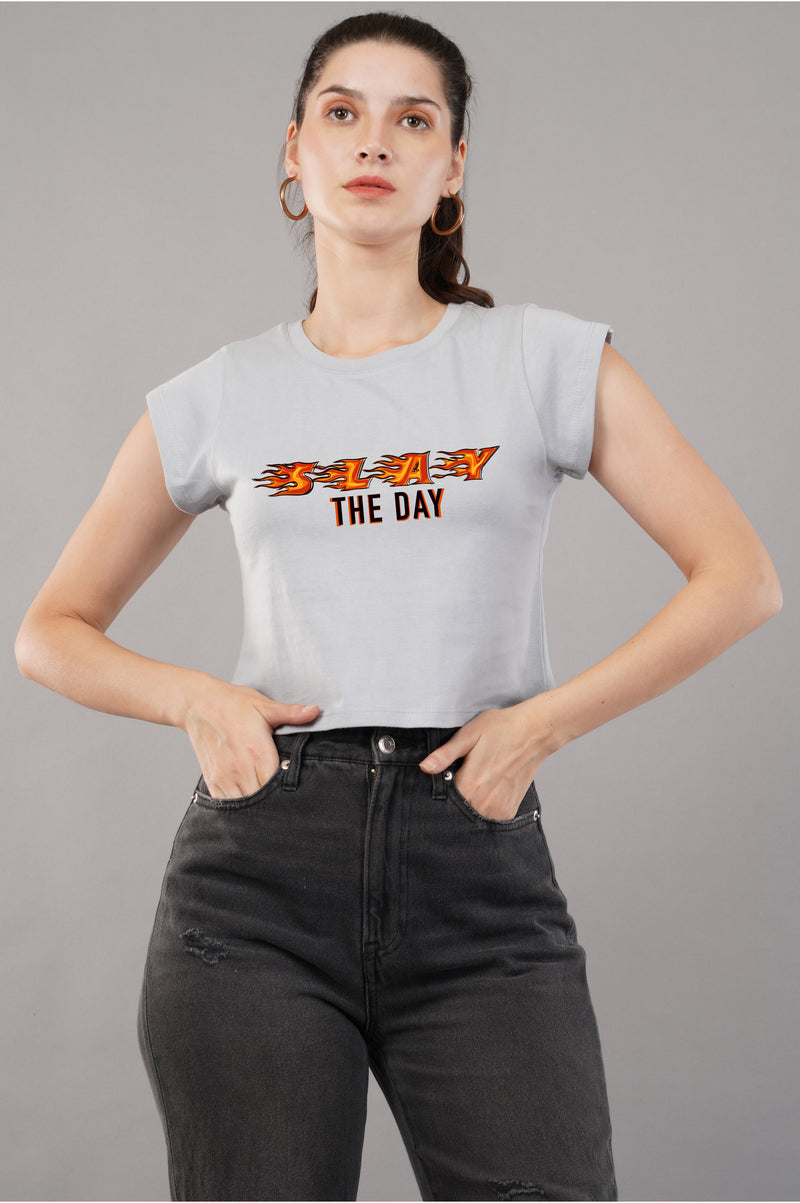 SLAY THE DAY - CROP TOP