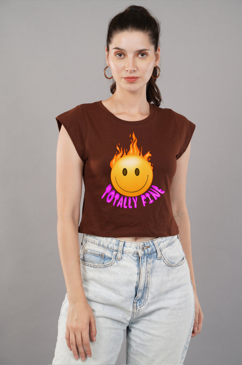 TOTALLY FINE - CROP TOP
